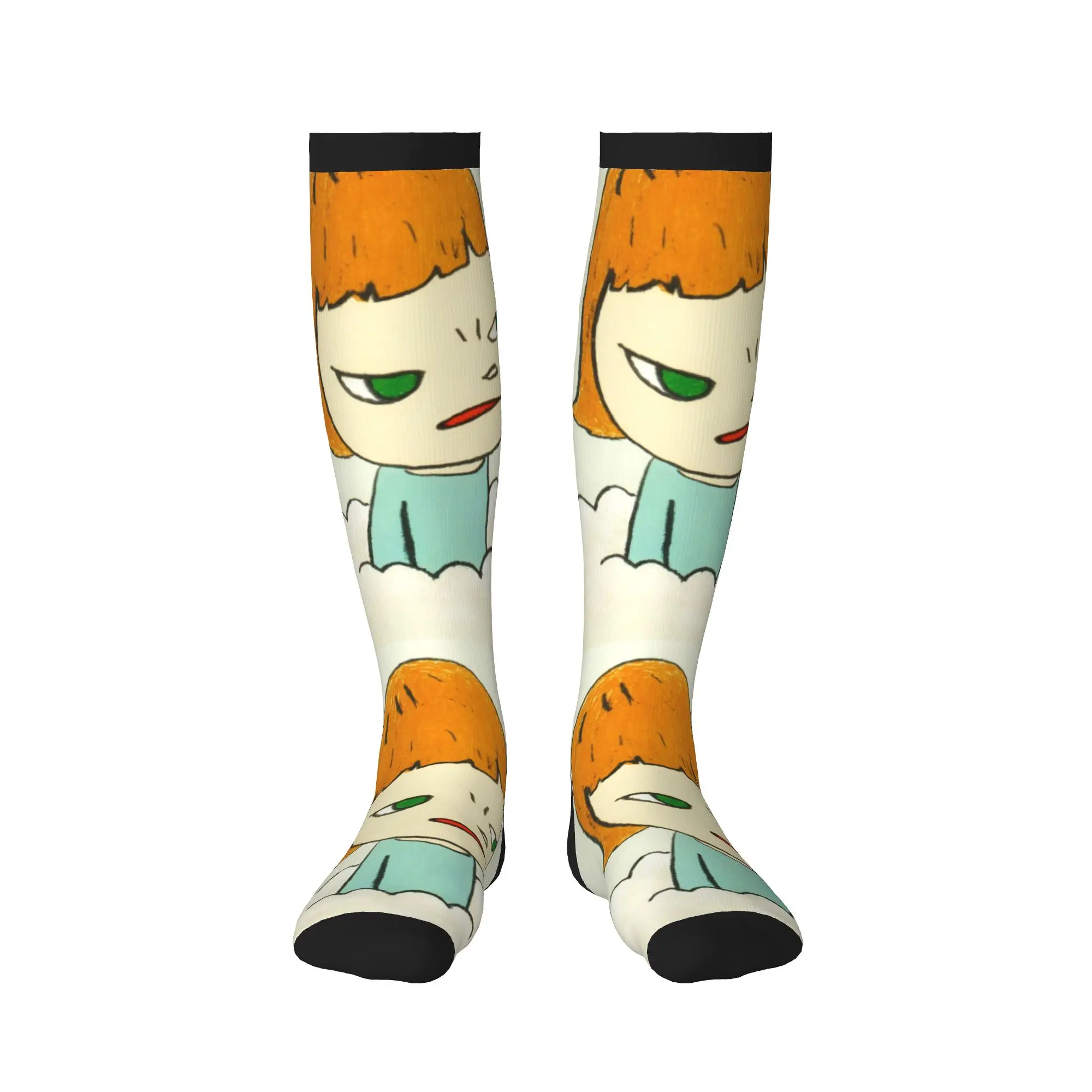 Fashion Yoshitomo Nara Japanese Manga Anime Socks Women Men Warm 3D Printed  Sports Basketball Sports Compression Socks