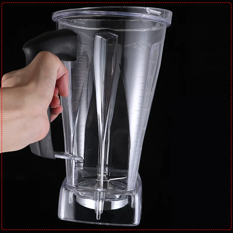 Repuestos para batidora T5200, recipiente cuadrado de 2L, jarra, jarra, parte inferior de taza con tapa de cuchillas dentadas para batidos