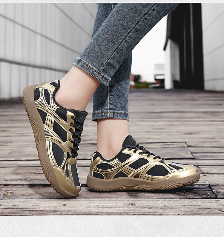 

Wide Head Wide Toe Couple Sports Sneakers Breathable Mesh Comfort Daily Casual Footwear 36-48