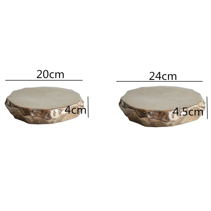 Irregular Ceramic Plate Decorative Flat Dinner Plates Western Dishes Hotel Restaurant Tableware Sushi Dish Dessert