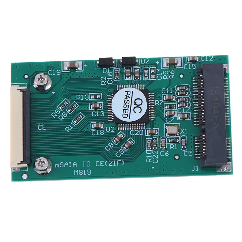 محول كابل MSATA PCI-E SSD صغير مقاس 1.8 بوصة إلى 40Pin ZIF Card CE