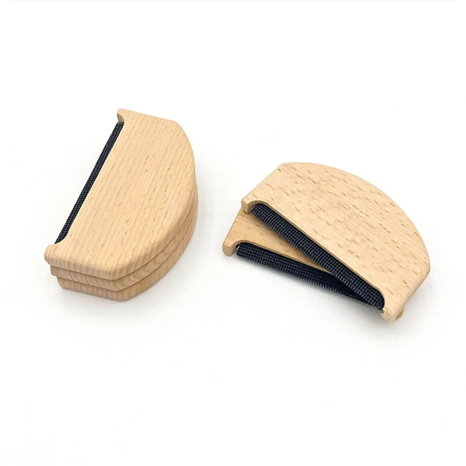Cashmere Comb Wooden Double Sided Fabric Shaver Portable Clothes Razor for Knitwear Travel Home Care