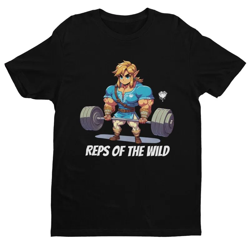 Parody, Cute Anime Gym Shirt, Funny Fitness Lover Tee, Video Game Workout,