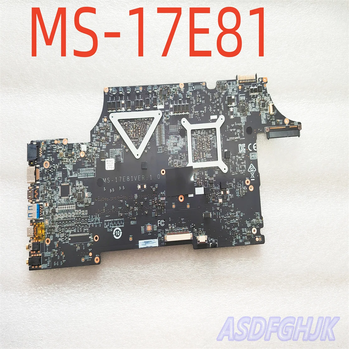 MS-17E81 VER 1.0 FOR MSI GL63 GL73 LAPTOP MOTHERBOARD WITH I5-10500H CPU AND GTX1650M TEST OK