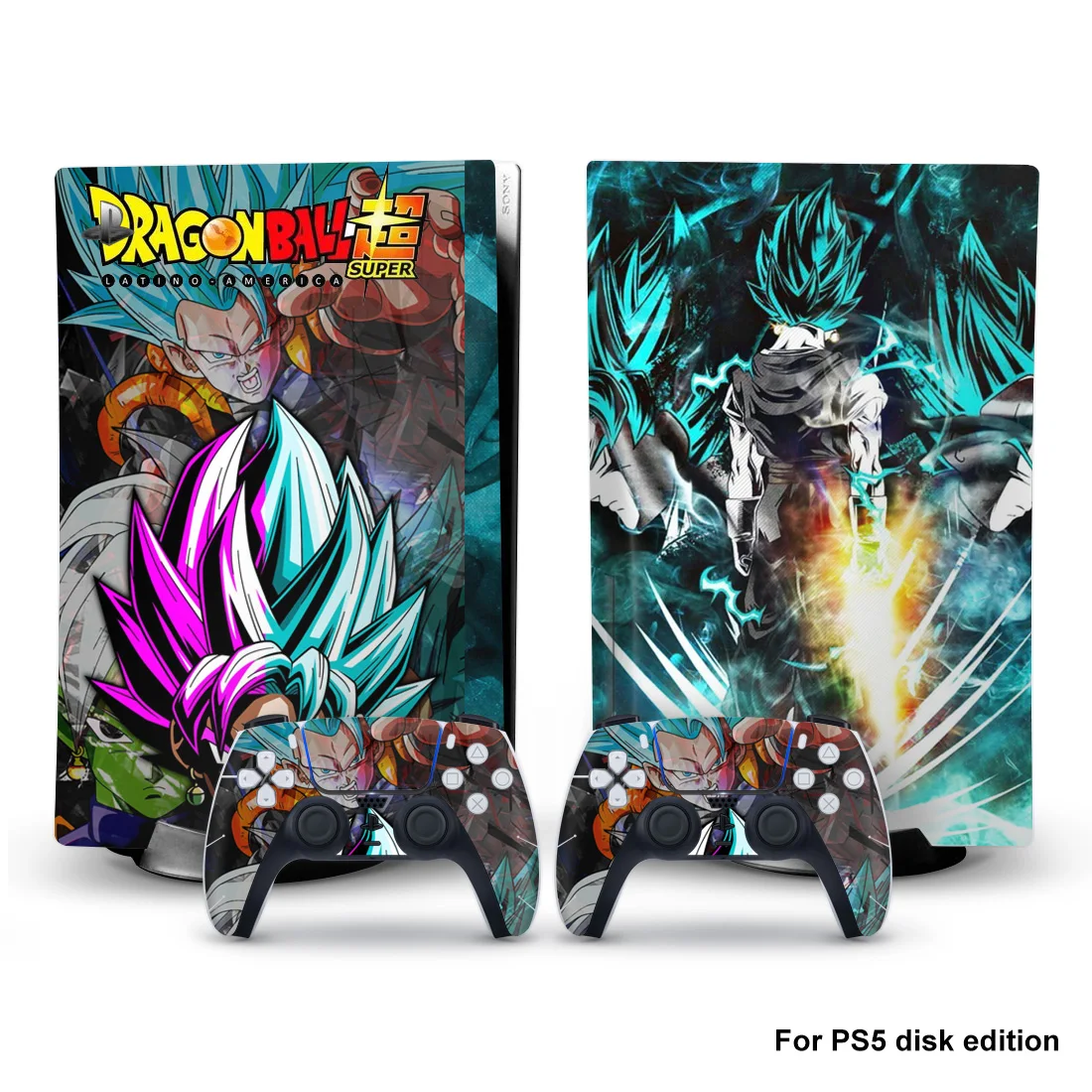 Dragon Ball PS5 Disk Edition Skin Sticker Decal Cover for PlayStation 5 Console+2 Controller Sticker Game Accessories