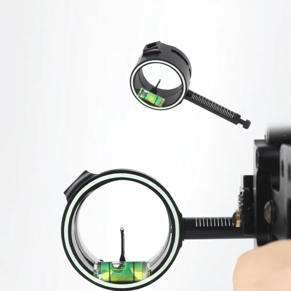 Aluminum Alloy Sight Replacement Head Archery Accessory With Luminous Aiming Ring For For SPG Outdoor Hunting Gear