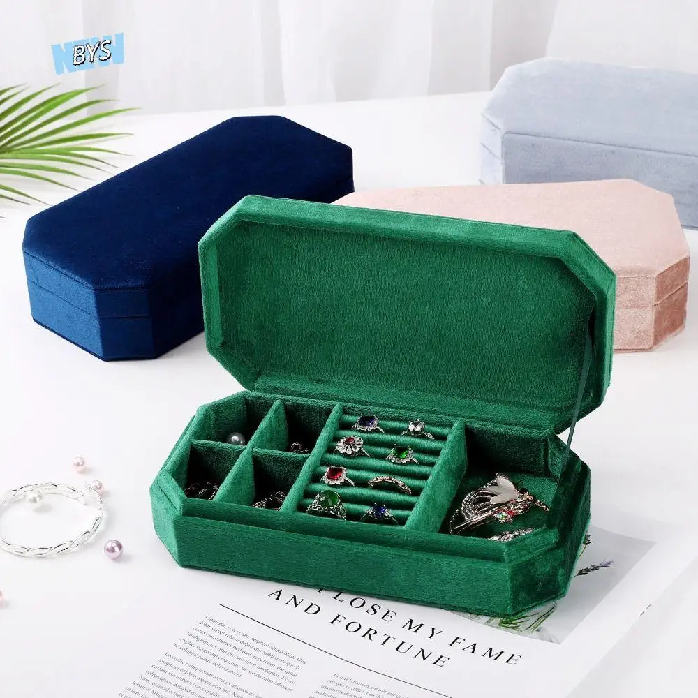 

Rings Necklace Jewelry Packing Bag Large Capacity Organizer Jewelry Storage Case Bracelet Earrings Square Jewelry Box Outdoors