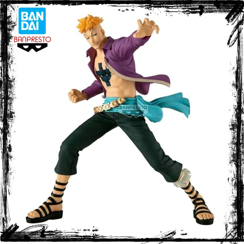 

In Stock Original Bandai Banpresto ONE PIECE BRC Marco Whitebeard Pirates Desktop Cute Anime Action Figure Model Collectible Toy