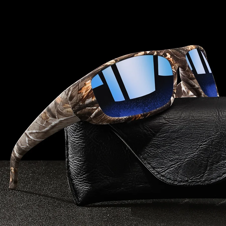 Modische Vintage-Sonnenbrille mit Klassischem Buntem Musterdesign für Männer und Frauen, Geeignet für Outdoor, Autofahren, Angeln, Radfahren, Laufen und Sport