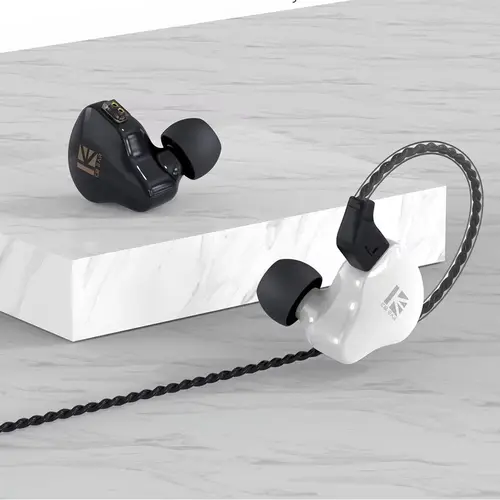 Imagen 1 del producto KBEAR KS1 auriculares HIFI Cable de 2 pines auriculares internos con monitor para músicos cantantes auriculares con cable iems para juegos auriculares con cable