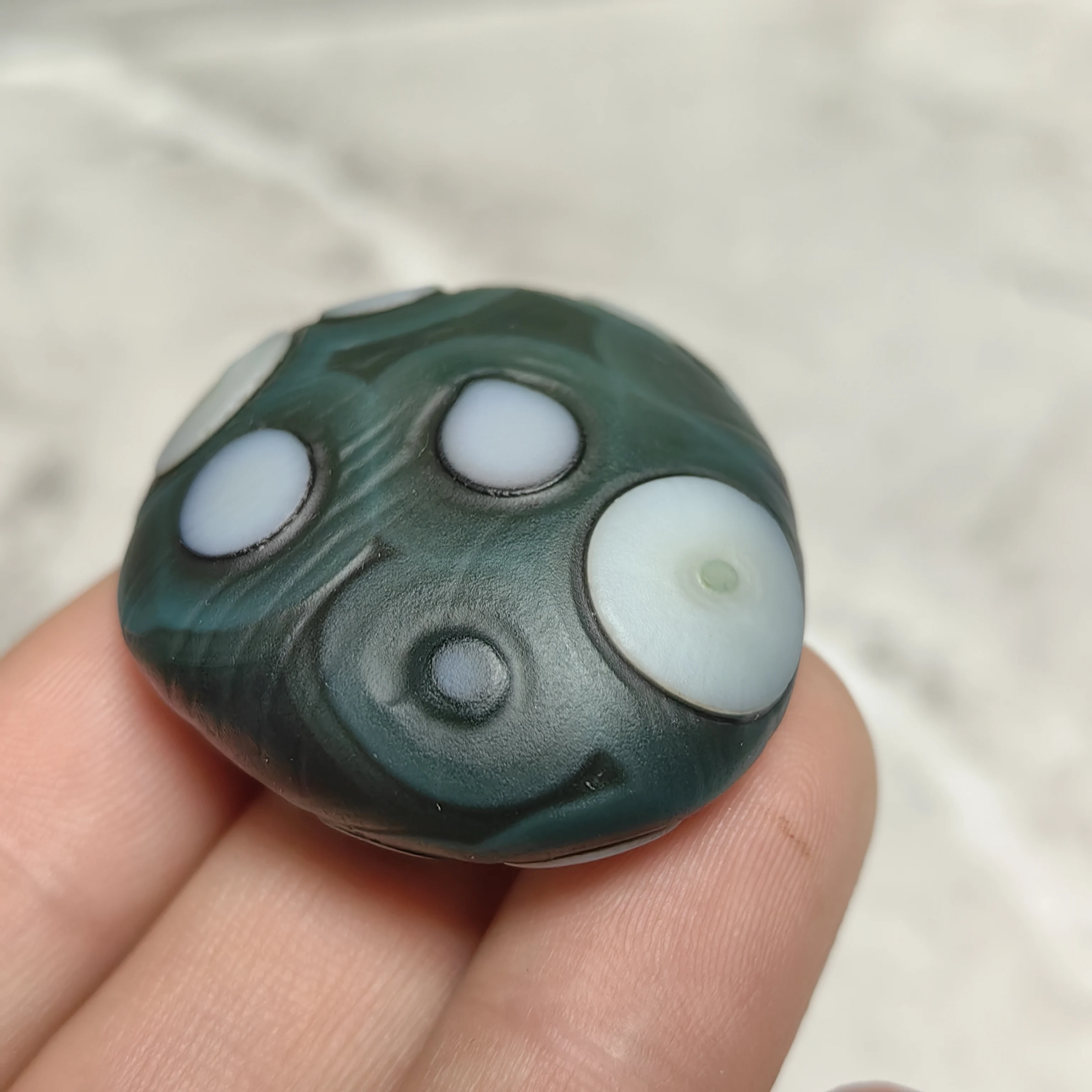 Unprocessed Haut-relief Eye Texture Agate – Raw Gem for DIY Jewelry, Good Luck, Attract Wealth, Spiritual Defense