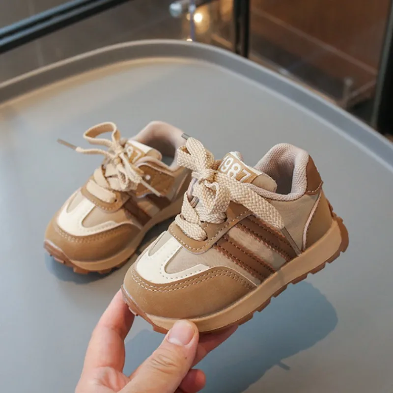 

Kids Sports Shoes Autumn New Style Girls' Soft Soled Breathable Casual Shoes Boys' running shoes fashionable baby shoes 20-30