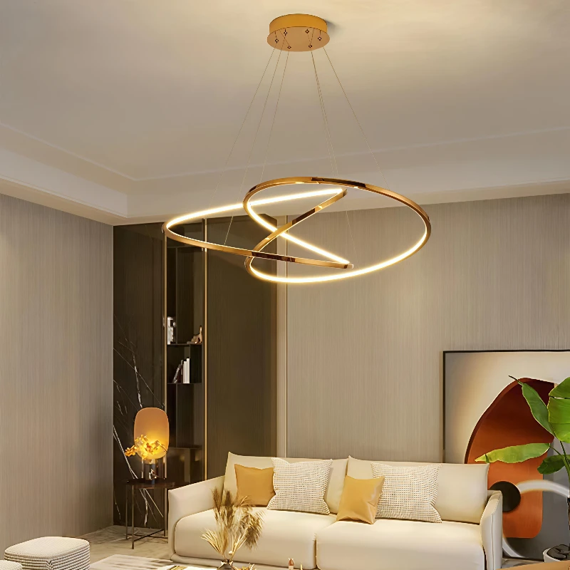 

Nordic Modern Simple Line Pendant Lamp Dining Room Chandeliers Living Room Room Interior Lighting Home Decor Chandelier