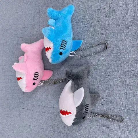 3Colors , 8CM Shark Key Chain Ring , Backpack Pendant BAG Charm