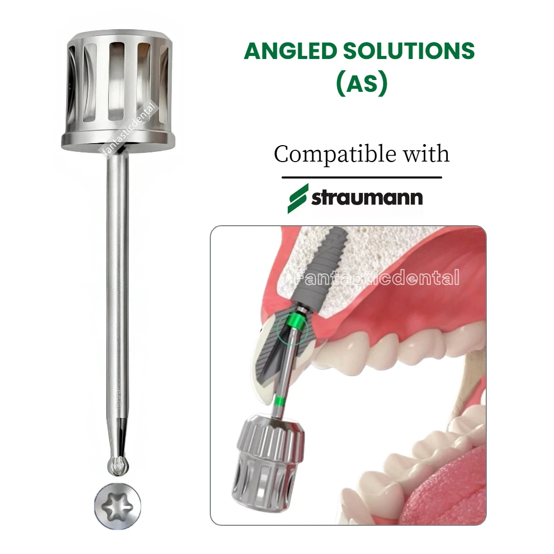 

Dental Angled Solutions (AS) Screwdriver Implant Fit ITI Straumannn Angulated Channel SYSTEM