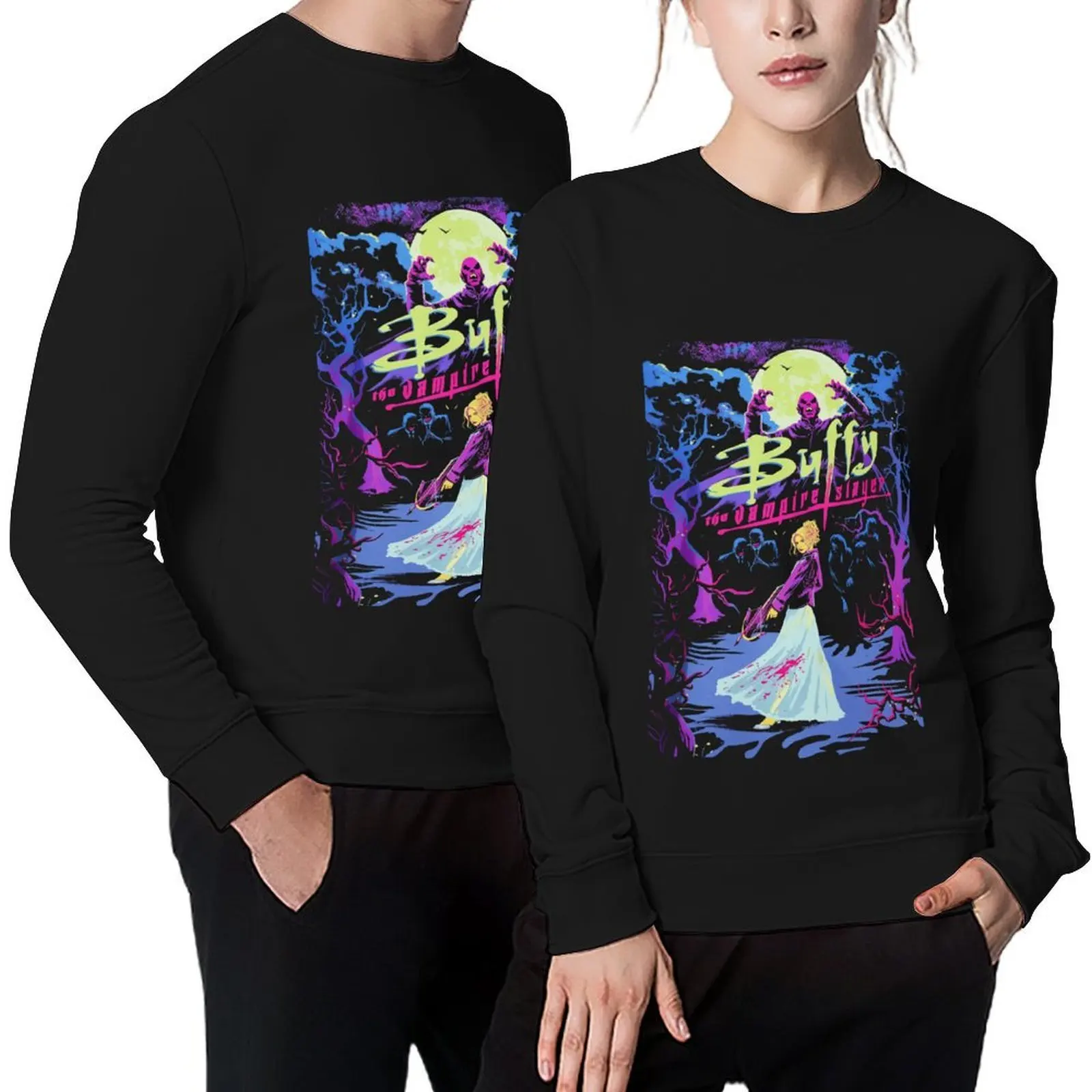 

Vintage Buffy Vampire And Demon Hunter Pullover men's clothing men's sweat-shirt blouse japanese style new sweatshirts