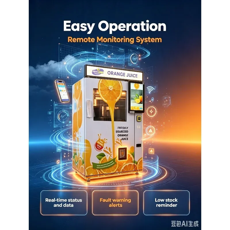 FL Fully Automatic Fresh Apple Juice Vending Machine Natural Fruit Juice Dispenser With Payment System customized