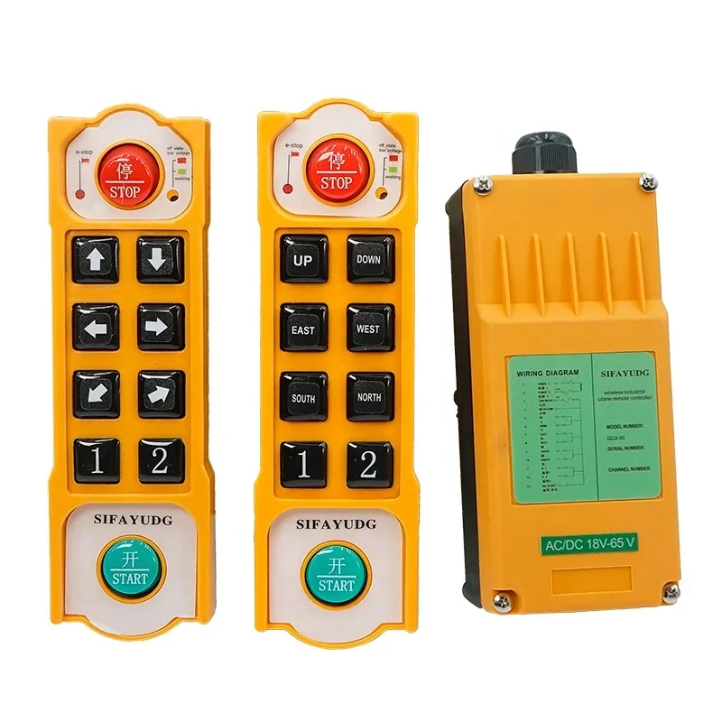 Cheap Light Weight Waterproof Industrial Wireless Radio Remote Control For Crane Durable Hoists Wireless Remote Control