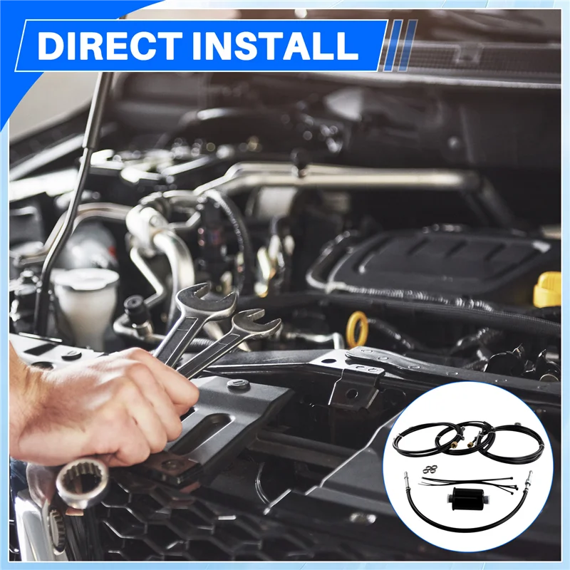 

NEW-1Set Complete Nylon Fuel Line Replacement Kit For Gmc Gas Trucks 1988-1997