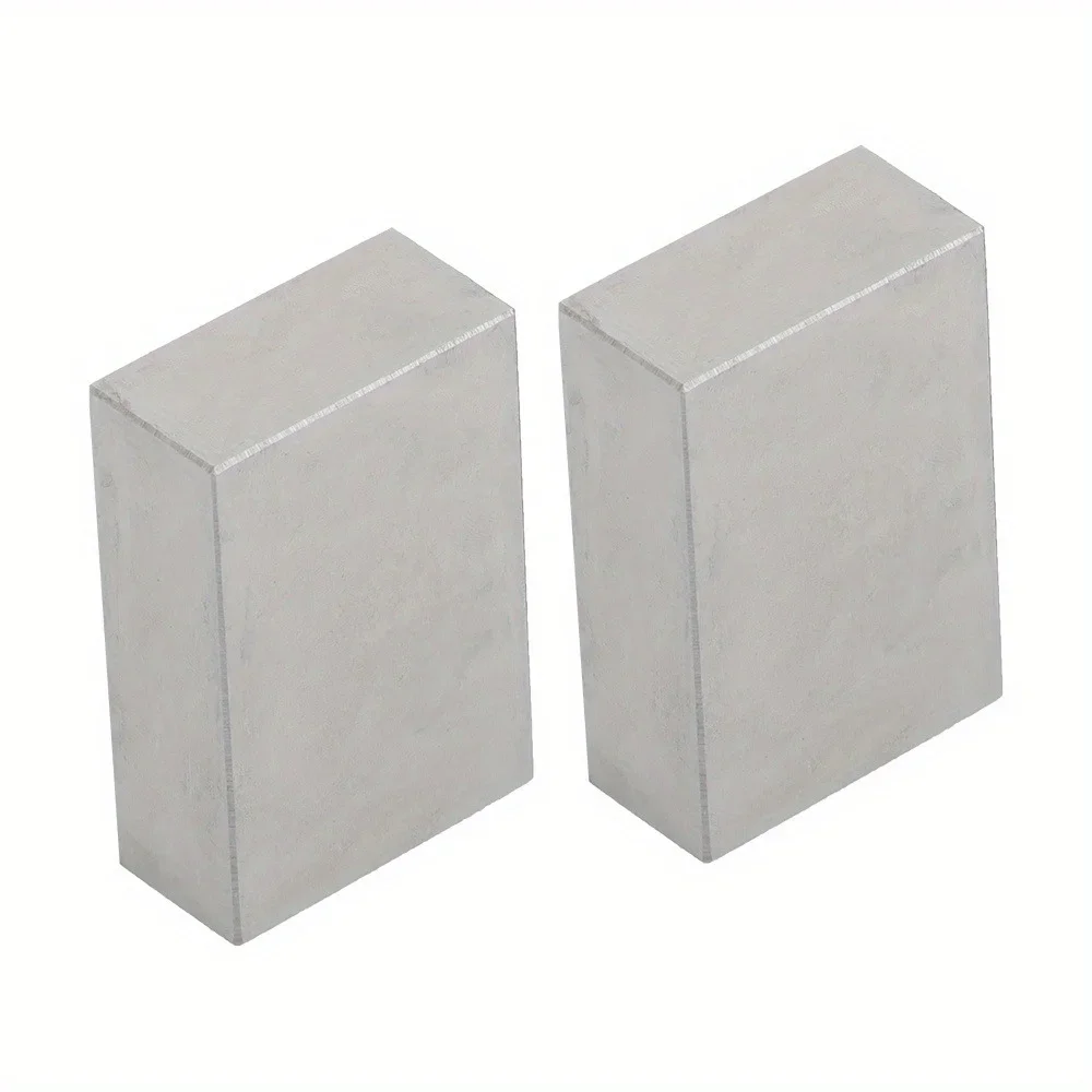 

2Pcs 1 x 2 x 3 Inch Blocks No Holes Accuracy Blocks No Hole 123 Blocks Set Machinist Fit for Accuracy Grinding Layouts
