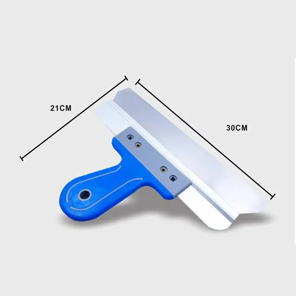 1Pc Shovel Stainless Steel Blade Wallpaper Cutter W/ Non-Slip Handle 20/25/30cm Scraper For Painting Cutter Hand Tool
