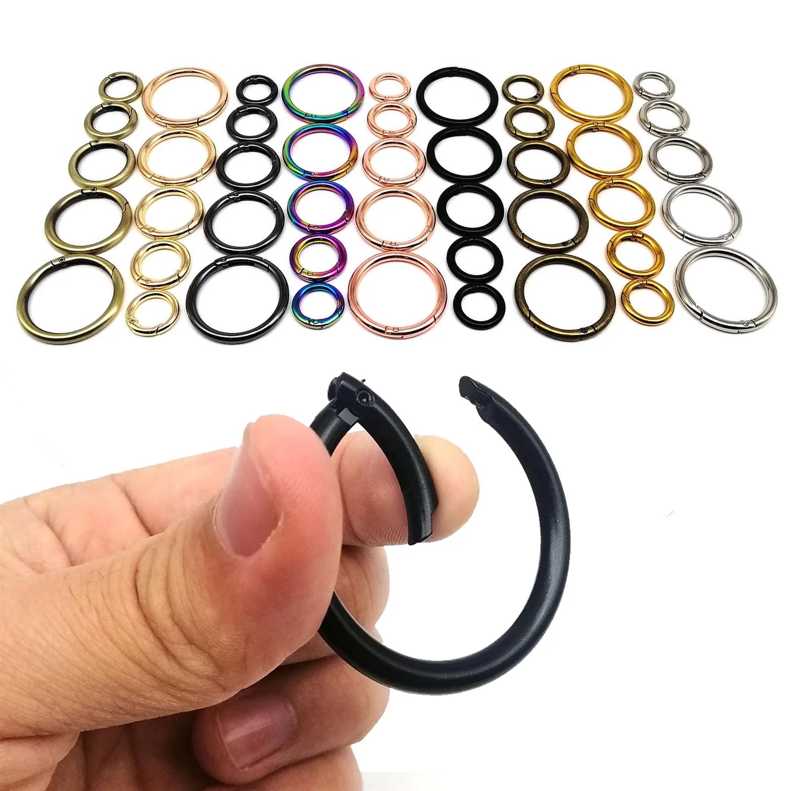 Metal Spring Gate O Ring for Bags