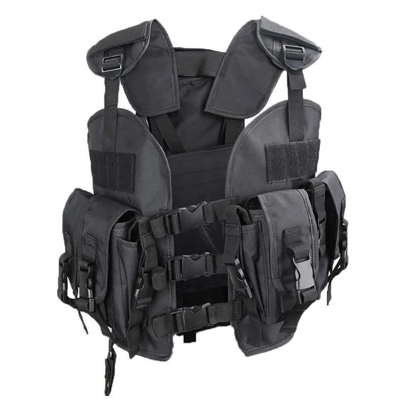 Tactical Army Airsoft War Game Vest, Colete de caça Paintball, Esporte ao ar livre, Treinamento militar, Combate Body Armor, Colete de Proteção Molle