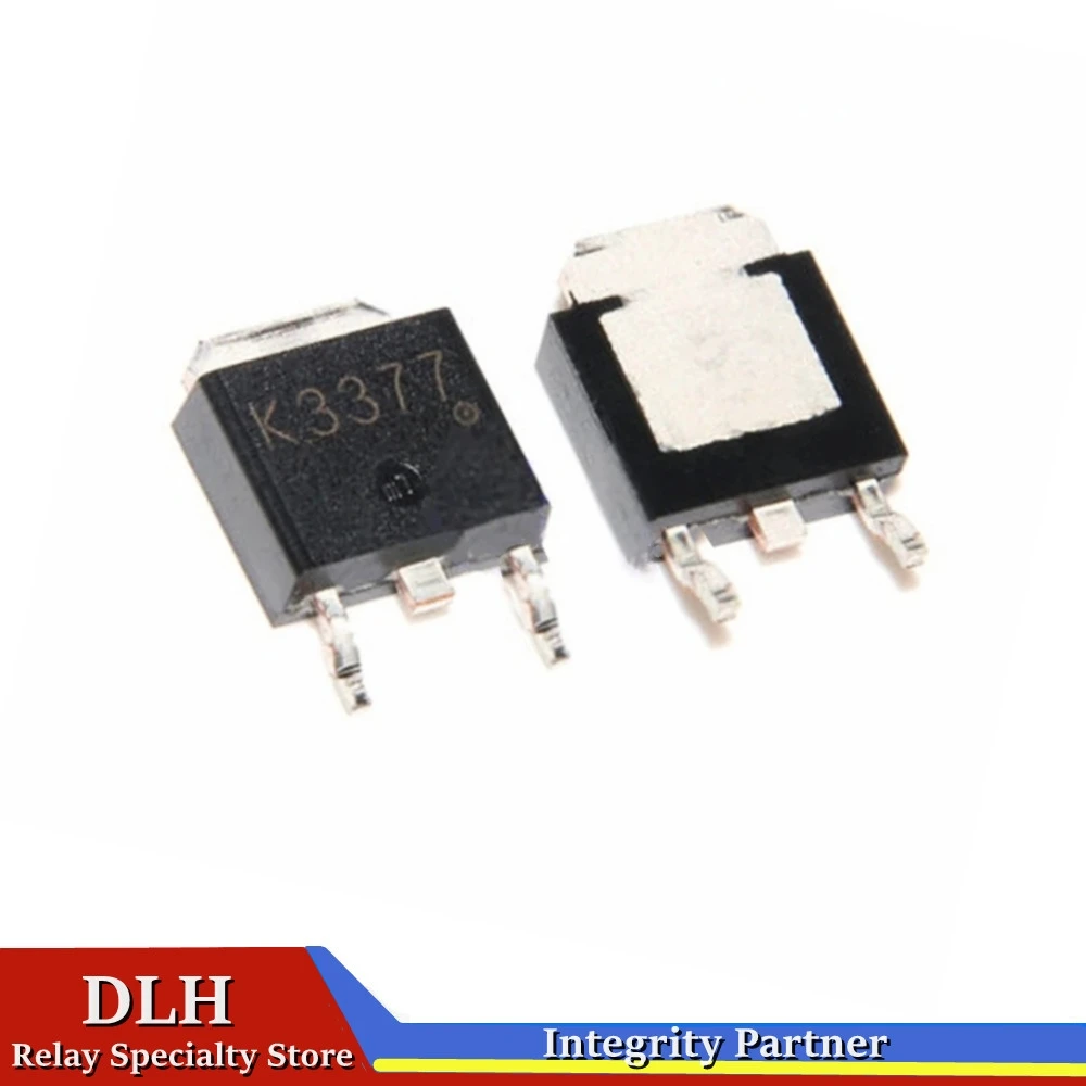 10PCS/LOt Original 2SK3377 K3377 TO252 car engine computer board solenoid valve drive control chip