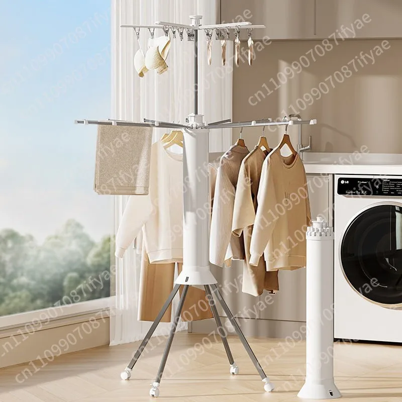 Drying Rack Installation-free Folding Balcony Household Invisible Removable Retractable Drying Rack