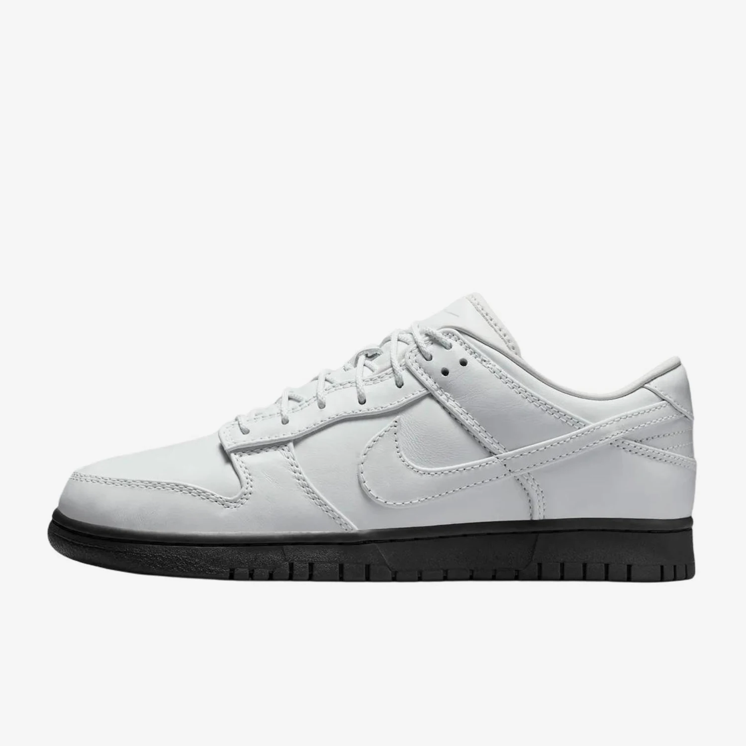 Nike genuine DunkLow new men's and women's white and black street casual board shoes IQ3342-100