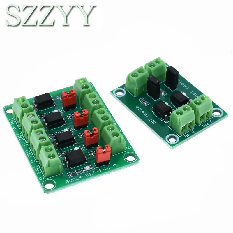 PC817 4 قناة Optocoupler عزل مجلس محول جهد كهربي محول وحدة 3.6-30 فولت سائق الكهروضوئية معزولة وحدة الكمبيوتر 817