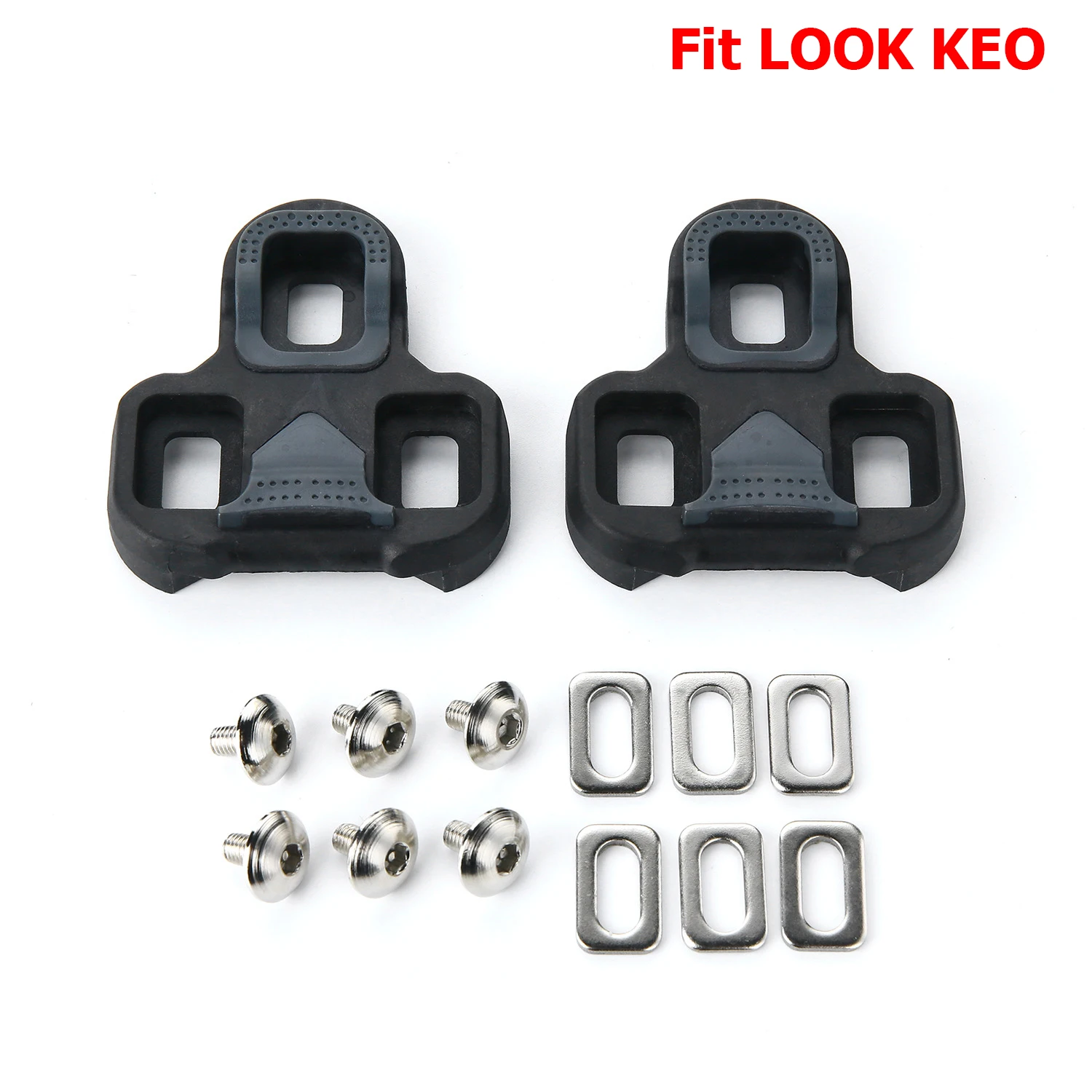 Road Cycling Lock Pedal Cleats for LOOK KEO Pedal Ultralight Non-slip Road Bike Shoes Cleat Self-lock Pedal Cleats Cycling Parts