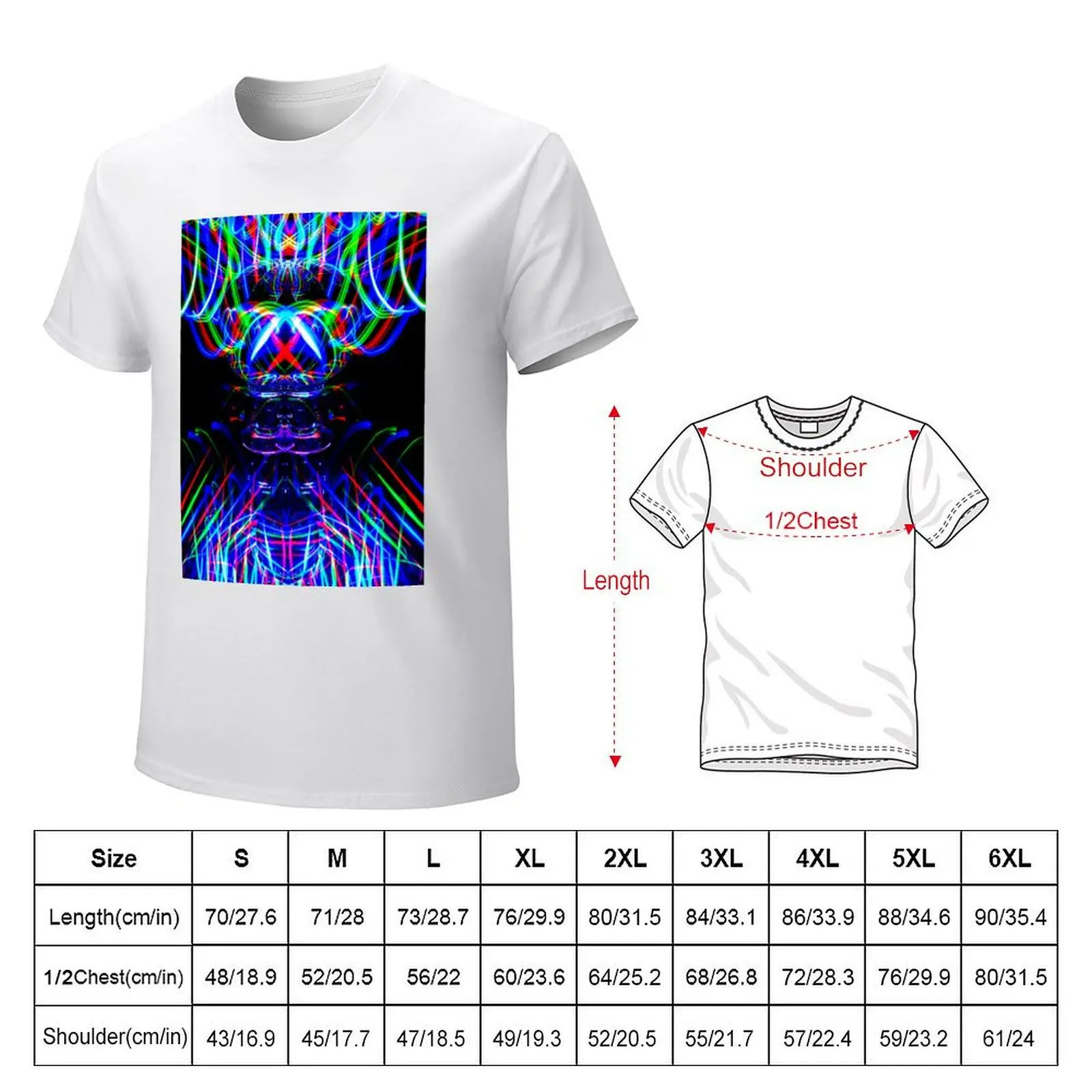 The Light Painter 53 T-shirt tees Short sleeve tee mens funny t shirts