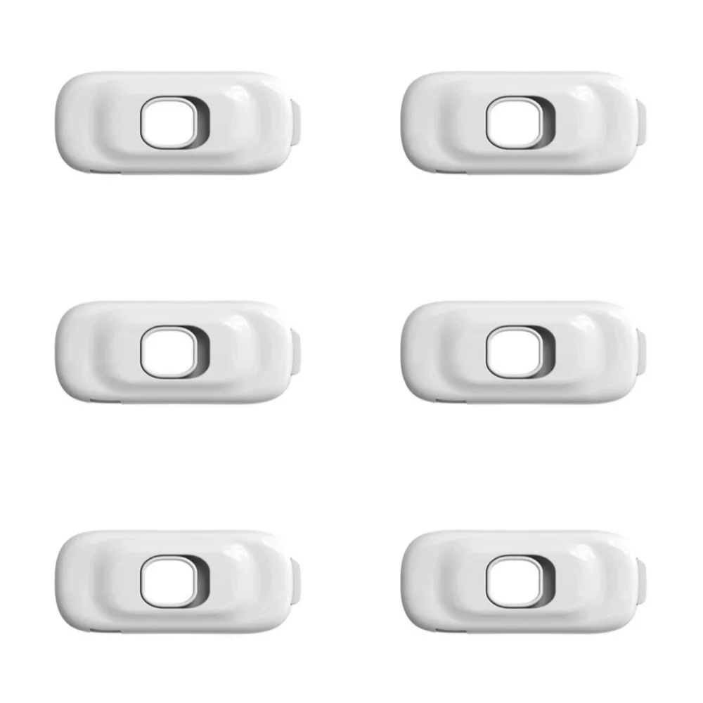 

6pcs Anti-Pinch Child Cabinet Safety Lock Multi-function Security Protector Baby Door Catch Lock Fridge Freezer