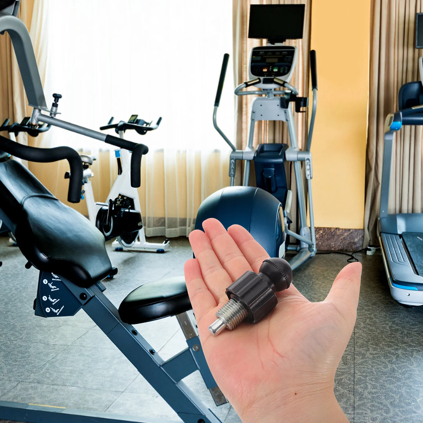 Home Gym No Equipment - Yüksek Mukavemetli, Esnek Yaylı Çekme Pimi,
