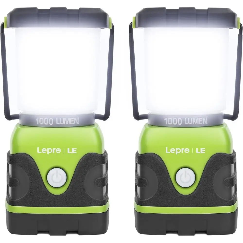 

1000LM Battery-Powered LED Camping Lantern, Waterproof Tent Light with 4 Modes, Portable Lantern Flashlight for Outdoors, Emerge
