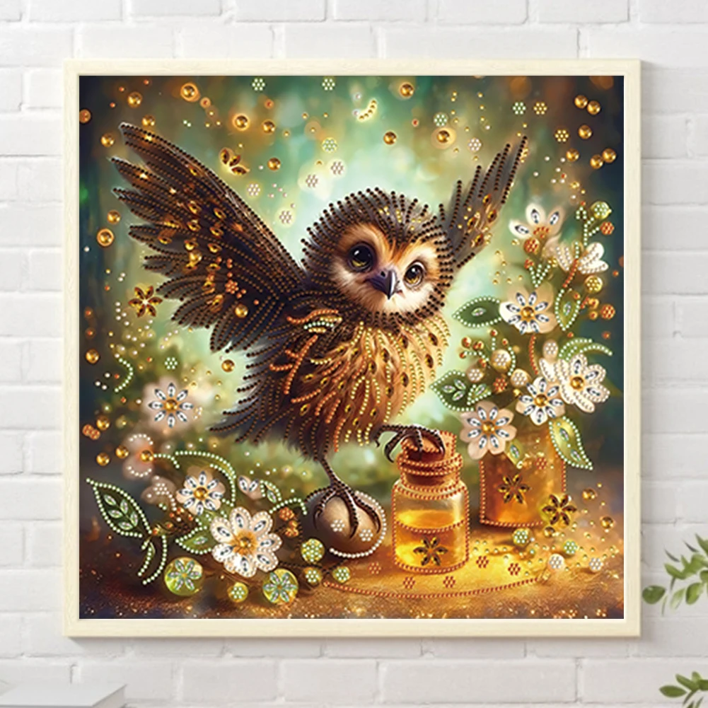 ダイヤモンドの一部の動物,装飾,特別な形のドリル,DIY, 40x40cm