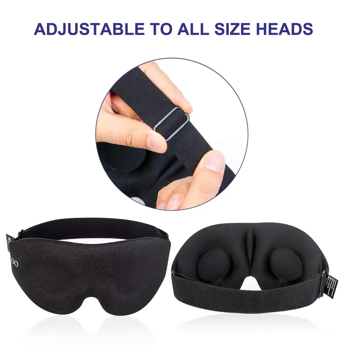 Eye Mask for Sleeping 3D Contoured Cup Blindfold Concave Molded Night Sleep Mask Block Out Light with Women Men маска для сна