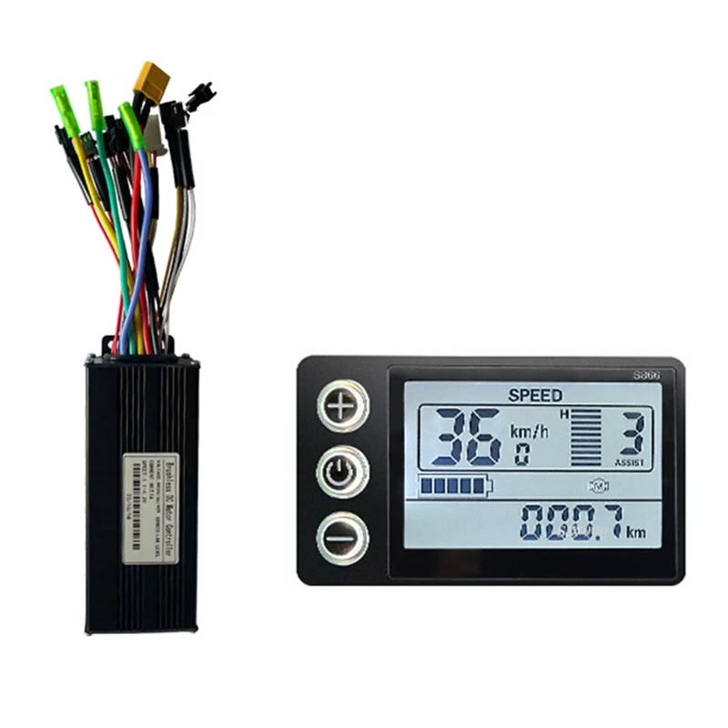 

Electric Bicycle 24V 36V 48V 30A 3 Model Sinewave Controller S866 LCD Display Parts Component For 350W 500W 750W 1000W Ebike