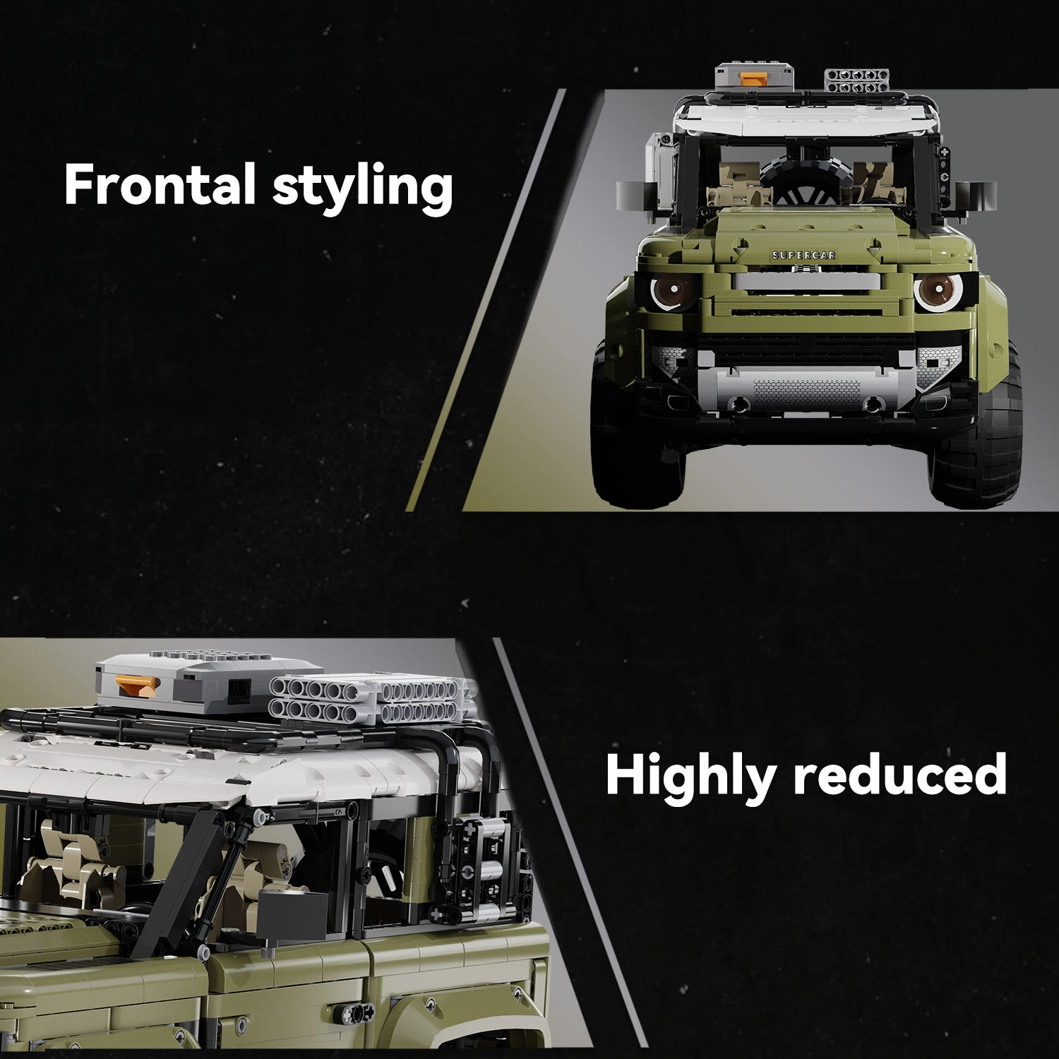 2780PCS 1:8 Schaal Apv Model Bouwstenen Sets DIY Montage Bricks Auto Speelgoed Collectie Ornamenten Kids tiener Geschenken