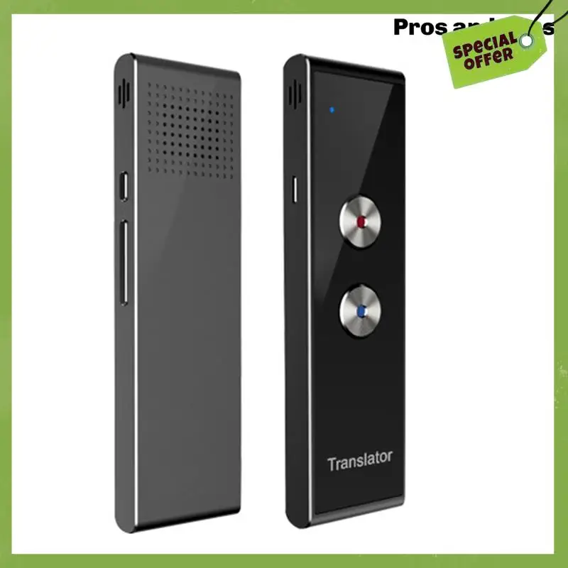 Leading-40 Languages Multi-Intelligent Instant Translation Wireless Voice Translation 2 Way Real-Time Voice Translation Travel