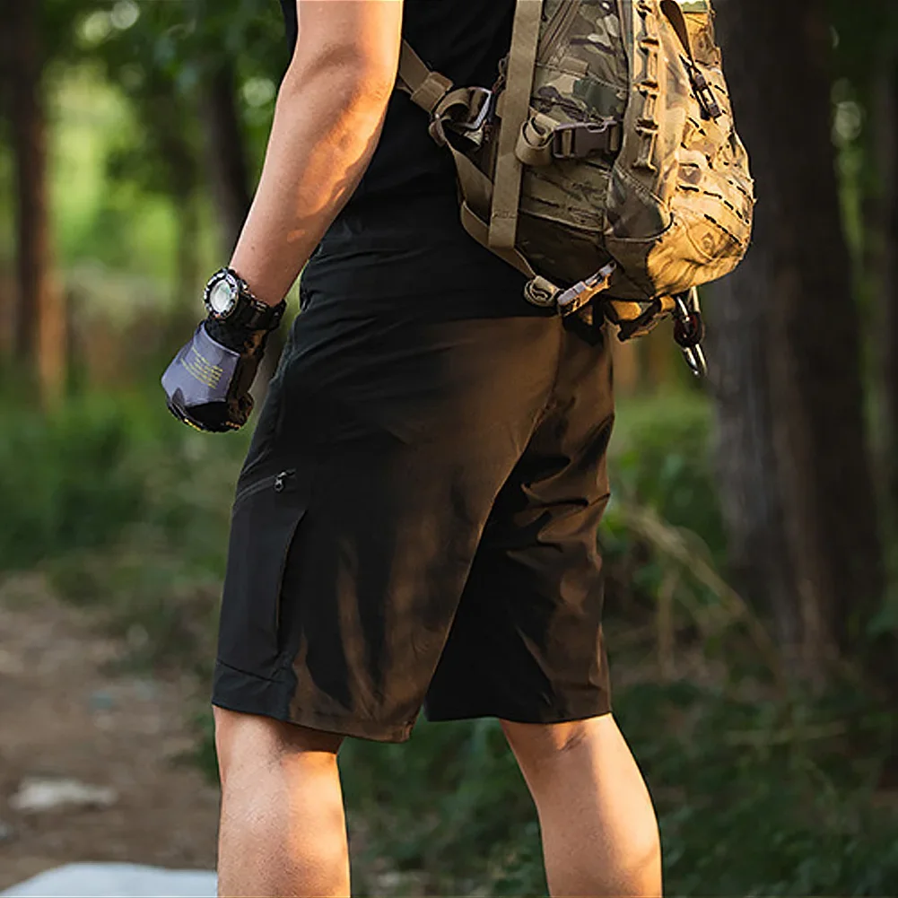 Men Tactical Shorts Thin Multi-Pockets Quick Dry Breathable Cargo Shorts Male Summer Outdoor Sport Hiking Hunting Climbing Pants