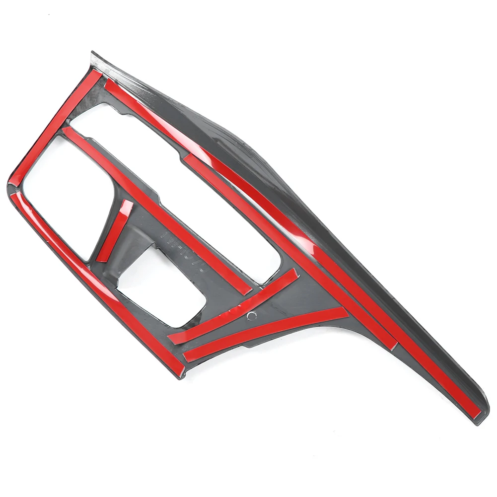 Carbon Fiber Style ABS Plastic Car Center Console Gear Shift Panel Cover Trim for BMW 5 Series G30 2017-2018 Car Sticker