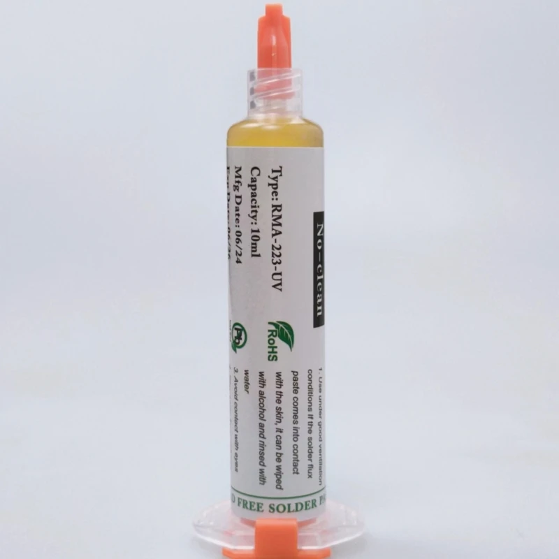 1PC Flux Paste 223 218 558 559 10cc NC-559-ASM-UV Flux Paste Lead-free Solder Paste Solder Flux + Needles Soldering Supplies