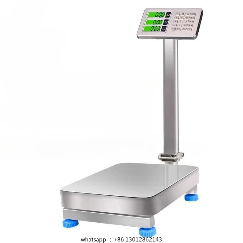 

Stainless steel electronic scale waterproof commercial 100kg table scale