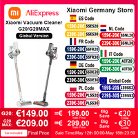 Global Version Xiaomi Vacuum Cleaner G20/G20 Max150AW Suction LED Searchlight Long Battery Life Versatile Wireless Hand Hero