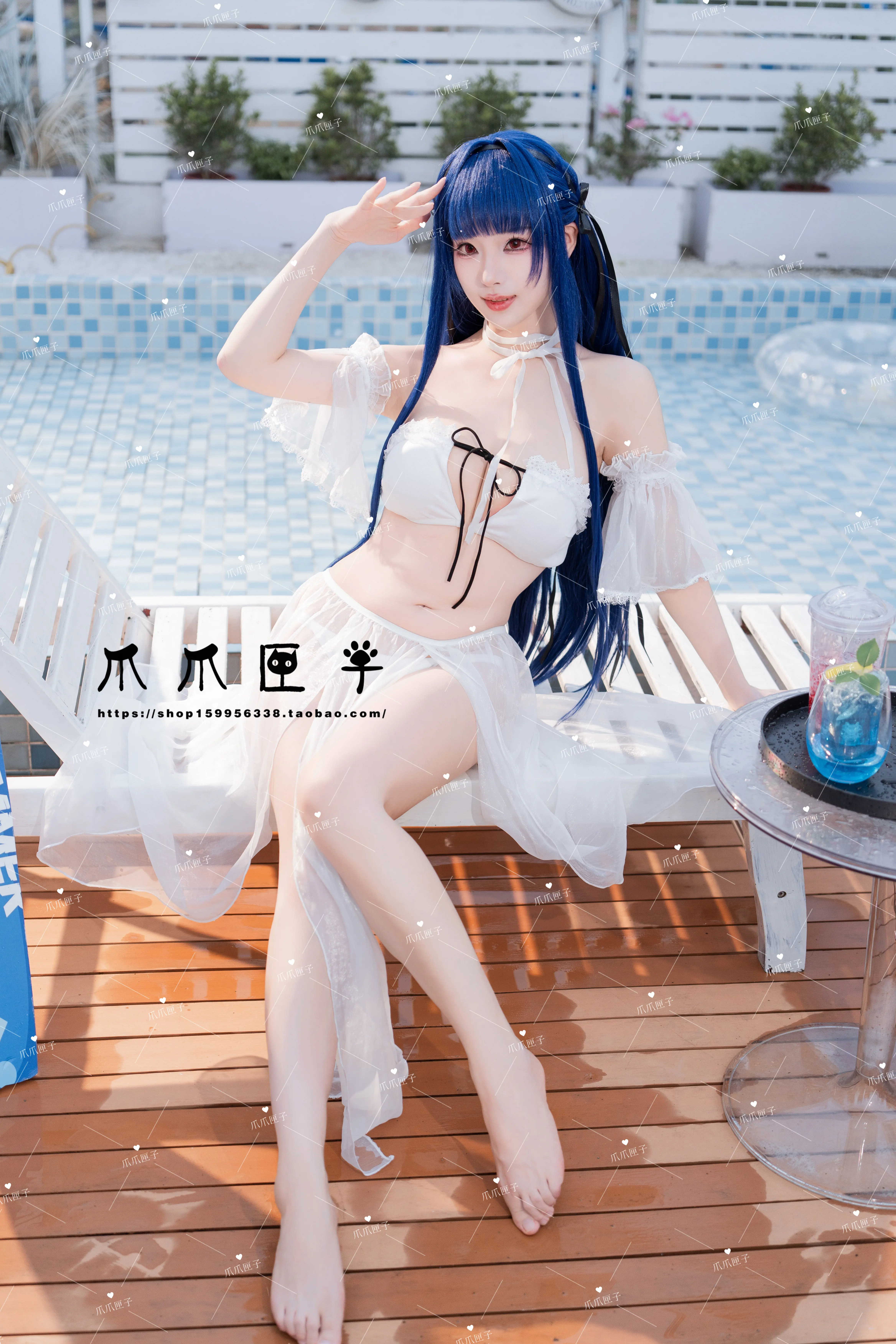 Azur Lane Ibuki badpak cosplay - Anime Cosplay Bikini recensie en prijs