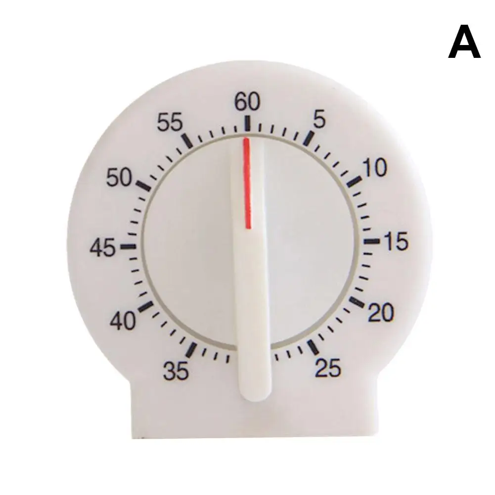 1Pc No Battery Required Timer Loud Sound Plastic Wide Minutes Kitchen Cooking Timer Supplies Usage Timer Kitchen 60 L0H9