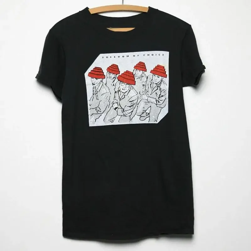 Devo Vintage 1980 Freedom Of Choice Black Men S 234Xl T Shirt