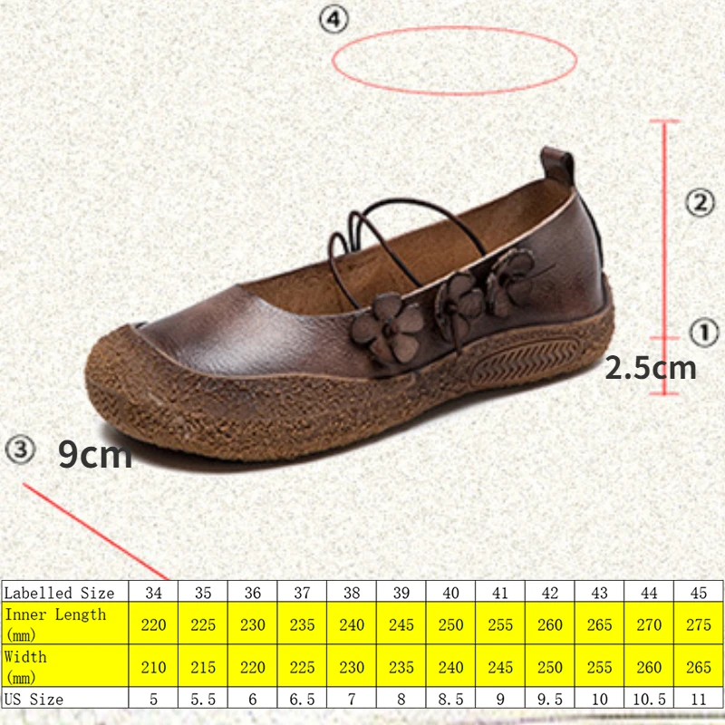 Koznoy 2.5cm camoscio naturale mucca vera pelle appartamenti estate etnica comodi suola morbida Casual donna Oxfords scarpe da fiore Vintage